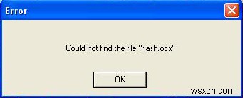 কিভাবে Flash.ocx ত্রুটি ঠিক করবেন – ফ্ল্যাশ প্লেয়ার আনইনস্টল করুন 