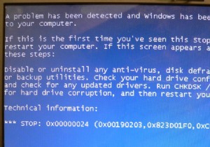 Windows Blue Screen Error “0x00000024”