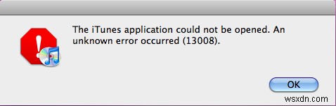 13008 উইন্ডোজে আইটিউনস ত্রুটি 