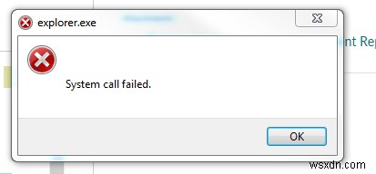 Explorer.exe সিস্টেম কল ব্যর্থ ত্রুটি:কার্যকরী সমাধান 
