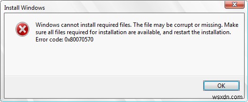 Windows 7 আপগ্রেডের সময় 0x80070570 ত্রুটি কীভাবে ঠিক করবেন