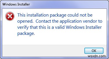 Windows Installer Error 2263 ফিক্স টিউটোরিয়াল 