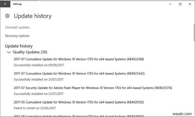 Windows 10 আপডেট ত্রুটি 0x80070652