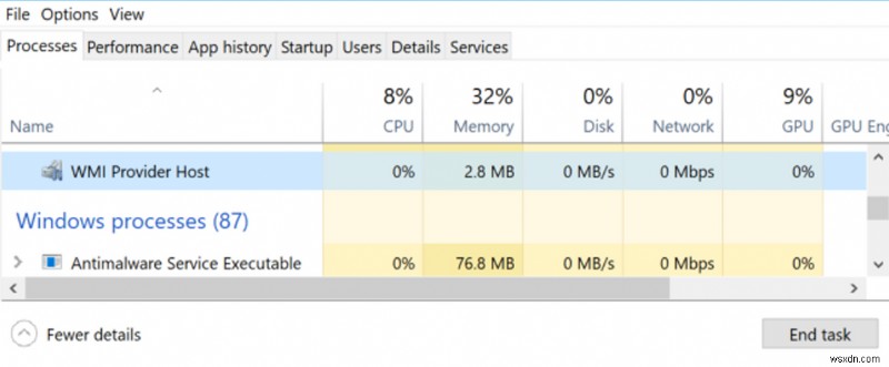 WMI প্রদানকারী হোস্ট উচ্চ CPU ব্যবহার. কিভাবে যে সমস্যা ঠিক করতে? 