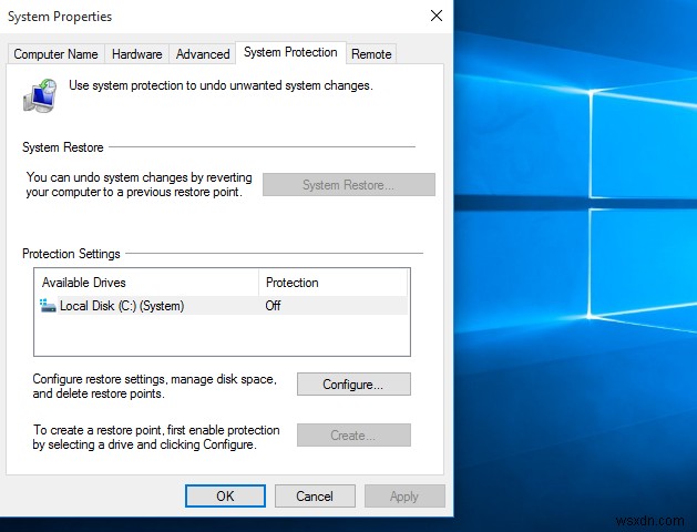 Windows 10 এ কিভাবে একটি সিস্টেম রিস্টোর পয়েন্ট তৈরি করবেন