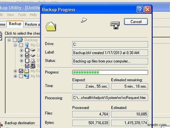 Windows XP এ কিভাবে ফাইল ব্যাকআপ করবেন