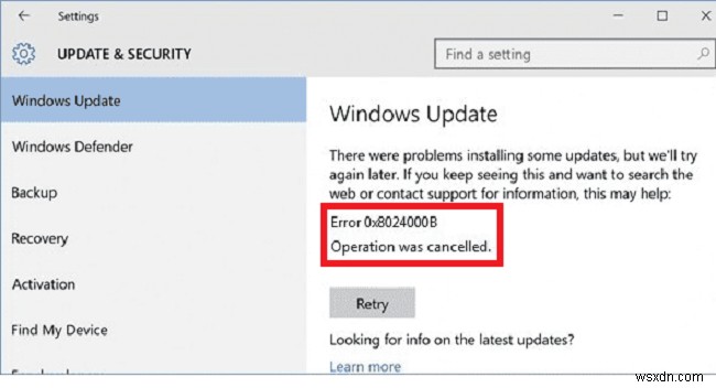 Windows 10 এ কিভাবে Windows আপডেট ত্রুটি 0x8024000b ঠিক করবেন