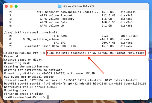 ডেটা হারানো ছাড়াই কীভাবে Mac-এ FAT32-এ USB ড্রাইভ ফর্ম্যাট করবেন 