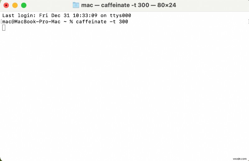 এই টার্মিনাল কমান্ড আপনার ম্যাককে  ক্যাফিনেট  করবে, এটিকে ঘুম থেকে বিরত রাখবে 