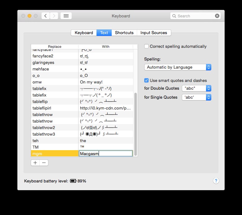 31 দিনের OS X টিপস:OS X এর টেক্সট রিপ্লেসমেন্ট টুল দিয়ে জটিল ইমোটিকন টাইপ করুন