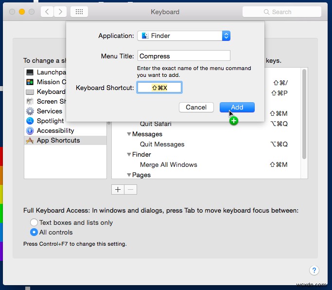 31 দিনের OS X টিপস:আপনার অ্যাপের জন্য কাস্টম কীবোর্ড শর্টকাট যোগ করুন 