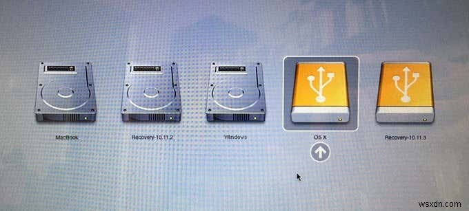 একটি বাহ্যিক হার্ড ড্রাইভ থেকে Mac OS X ইনস্টল করুন, বুট করুন এবং চালান৷ 