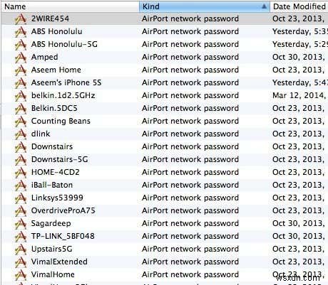 OS X-এ সংরক্ষিত Wi-Fi (WPA, WEP) পাসওয়ার্ডগুলি দেখুন৷ 