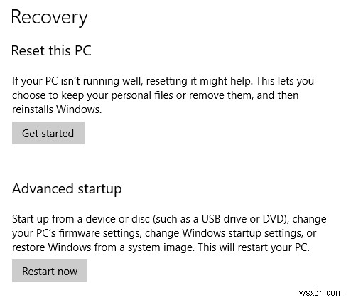 Windows 10-এ ব্যাকআপ, সিস্টেম ইমেজ এবং পুনরুদ্ধারের জন্য OTT গাইড 
