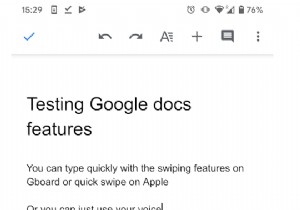 আপনার মোবাইল ডিভাইসে Google ডক্স ব্যবহার করার জন্য টিপস