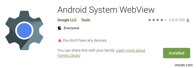 Android সিস্টেম ওয়েবভিউ কি?