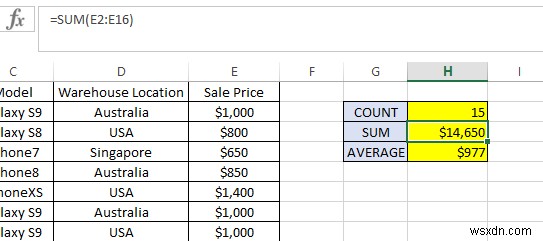 কিভাবে Excel এ COUNTIFS, SUMIFS, AVERAGEIFS ব্যবহার করবেন 