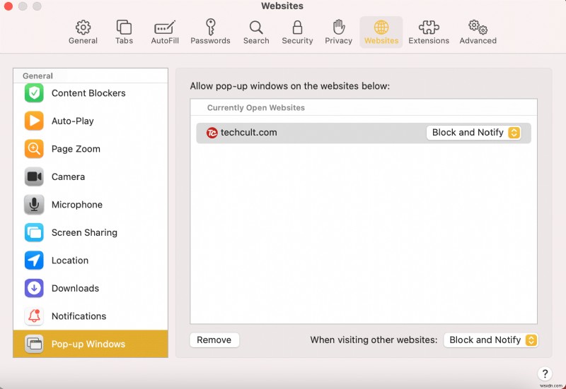 ম্যাকের সাফারিতে পপ-আপগুলি কীভাবে ব্লক করবেন 