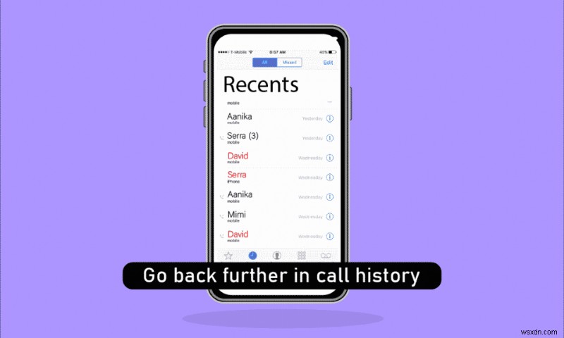 আইফোনে কল ইতিহাসে কীভাবে আরও ফিরে যাবেন
