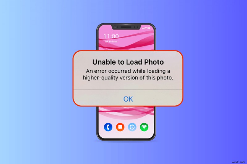 আইফোনে এই ছবির একটি উচ্চ মানের সংস্করণ লোড করার সময় একটি ত্রুটি ঘটেছে তা ঠিক করুন 