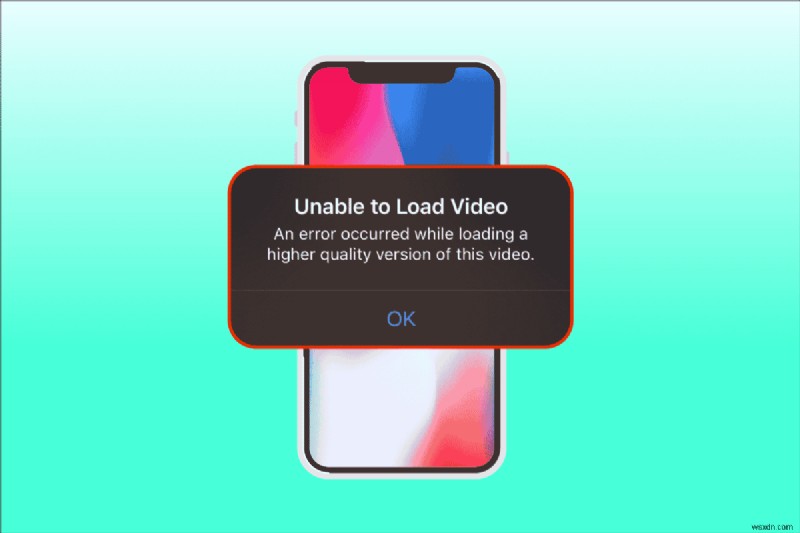 আইফোনে এই ভিডিওটির একটি উচ্চ মানের সংস্করণ লোড করার সময় একটি ত্রুটির সমাধান করুন
