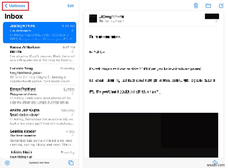 আপনি কিভাবে আপনার আইপ্যাডে আপনার ইনবক্স ফিরে পেতে পারেন