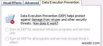উইন্ডোজ 10 এ কীভাবে ডিইপি (ডেটা এক্সিকিউশন প্রিভেনশন) অক্ষম করবেন 