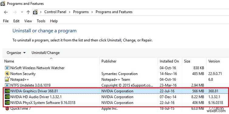 [সমাধান] NVIDIA ইনস্টলার ত্রুটি চালিয়ে যেতে পারে না 