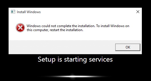 উইন্ডোজ ইনস্টলেশন সম্পূর্ণ করতে পারেনি ঠিক করা [সমাধান]