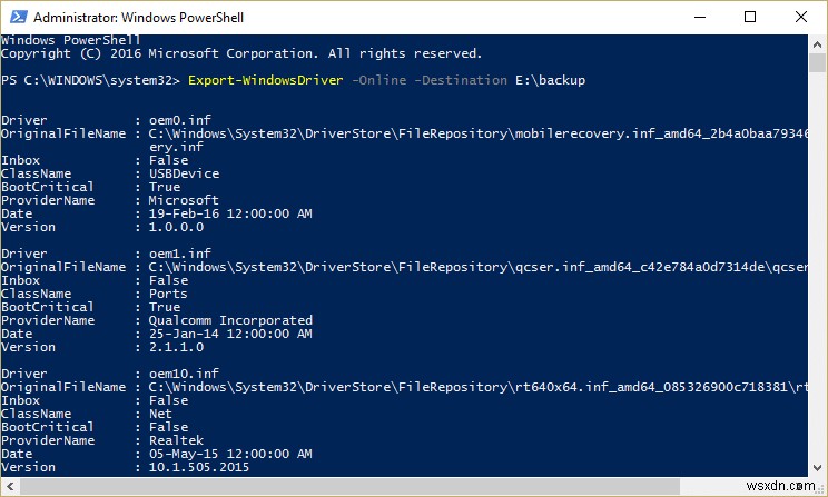 কীভাবে PowerShell ব্যবহার করে ড্রাইভার রপ্তানি করবেন