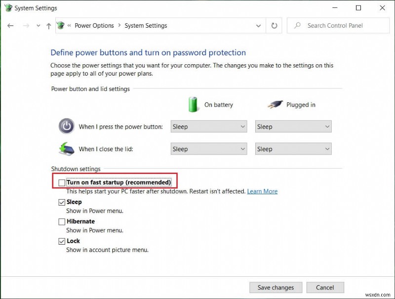 Fix Windows 10 সম্পূর্ণরূপে বন্ধ হবে না