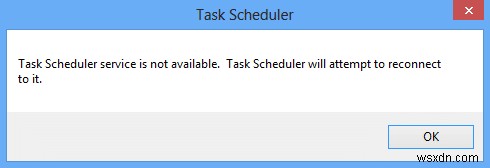 ফিক্স টাস্ক শিডিউলার পরিষেবা উপলব্ধ নেই ত্রুটি
