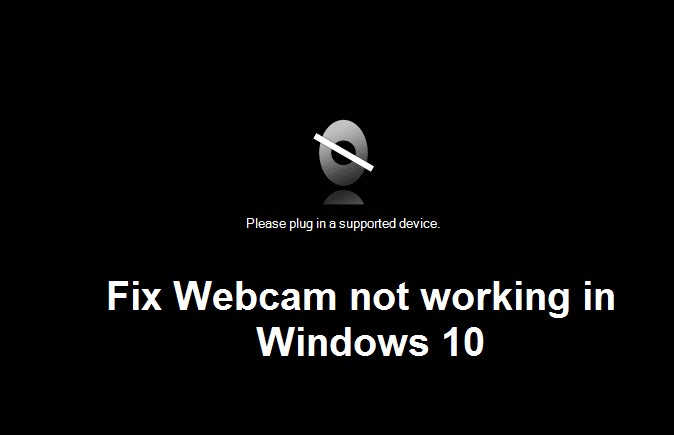 Windows 10 এ কাজ করছে না ওয়েবক্যাম ঠিক করুন