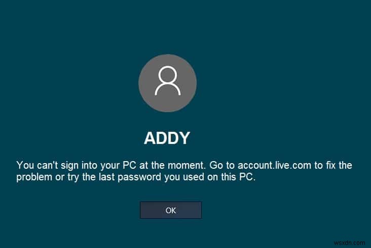 আপনি এখনই আপনার পিসিতে সাইন ইন করতে পারবেন না ত্রুটি [সমাধান]