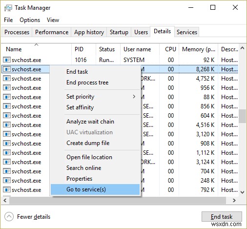 svchost.exe (netsvcs) দ্বারা উচ্চ CPU ব্যবহার ঠিক করুন 