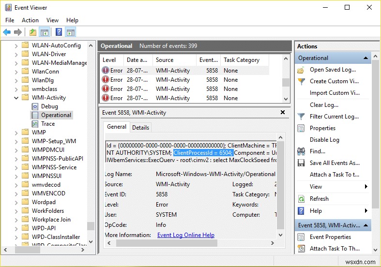 WmiPrvSE.exe দ্বারা উচ্চ CPU ব্যবহার ঠিক করুন 