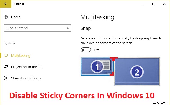 উইন্ডোজ 10 এ স্টিকি কর্নারগুলি কীভাবে অক্ষম করবেন 