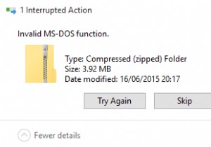 উইন্ডোজ 10 এ অবৈধ MS-DOS ফাংশন ত্রুটি [সমাধান] 