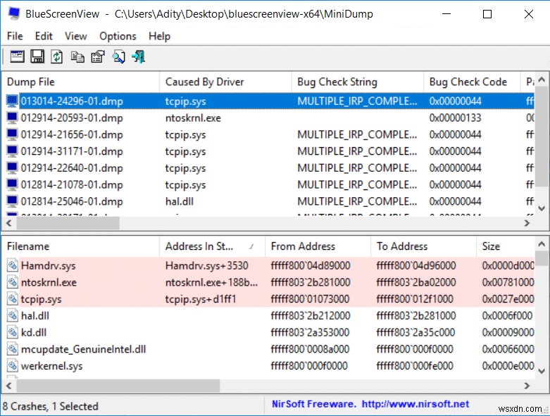 MULTIPLE_IRP_COMPLETE_REQUESTS ত্রুটি ঠিক করুন 