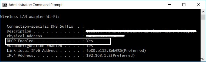 উইন্ডোজ 10-এ ওয়াইফাই-এর জন্য DHCP ফিক্স করুন 