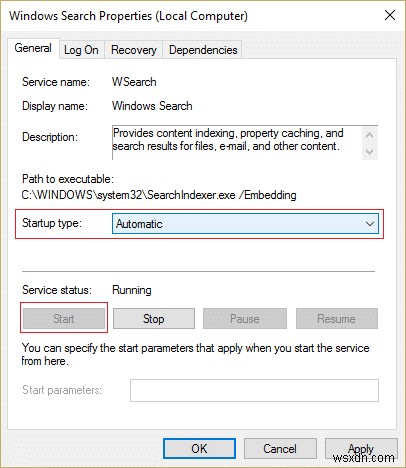 Searchindexer.exe উচ্চ CPU ব্যবহার ঠিক করুন 