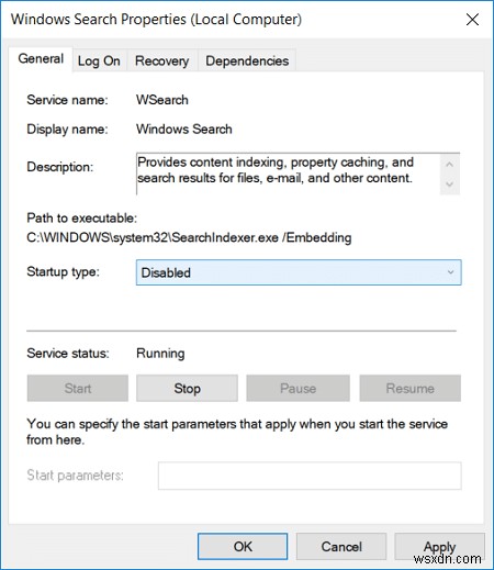 Searchindexer.exe উচ্চ CPU ব্যবহার ঠিক করুন 