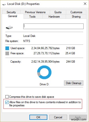 Searchindexer.exe উচ্চ CPU ব্যবহার ঠিক করুন 