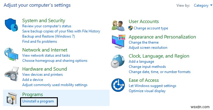 Windows 10-এ Microsoft Security Essentials আনইনস্টল করুন 