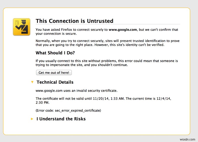 কিভাবে Sec_error_expired_certificate ঠিক করবেন 