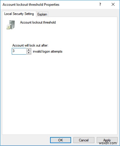 Windows 10 এ ব্যর্থ লগইন প্রচেষ্টার সংখ্যা সীমিত করুন