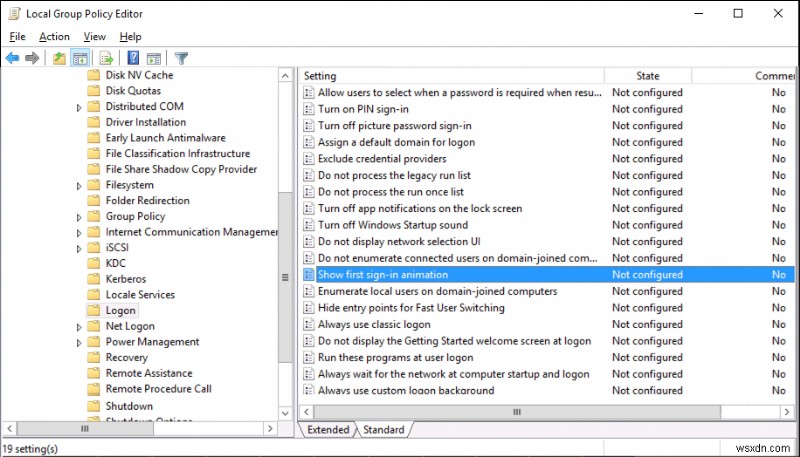 Windows 10 এ ব্যবহারকারীর প্রথম সাইন-ইন অ্যানিমেশন সক্ষম বা অক্ষম করুন