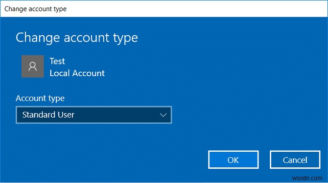 Windows 10 এ ব্যবহারকারীর অ্যাকাউন্টের ধরন কীভাবে পরিবর্তন করবেন