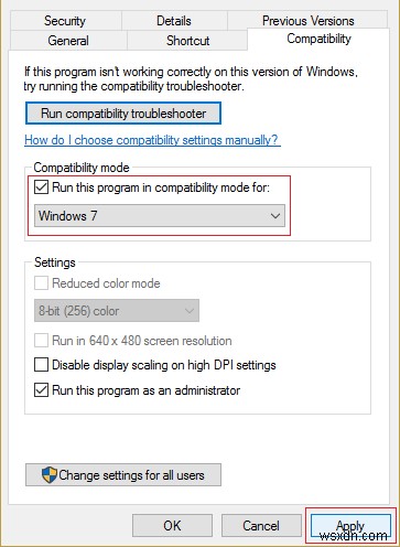 Windows 10-এ অ্যাপগুলির জন্য সামঞ্জস্যপূর্ণ মোড পরিবর্তন করুন 
