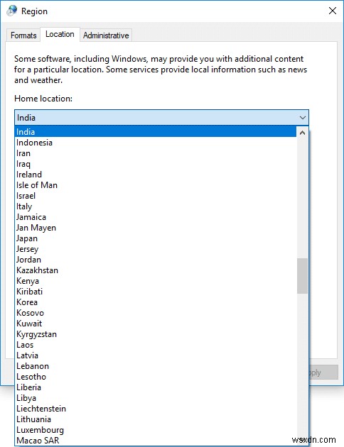 Windows 10 এ কিভাবে দেশ বা অঞ্চল পরিবর্তন করবেন